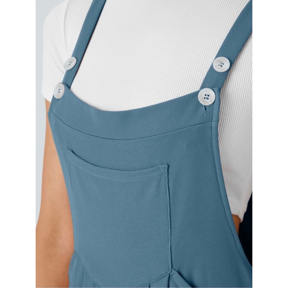 Halara Adjustable Strap Button Pockets Waffle Kni… - image 9